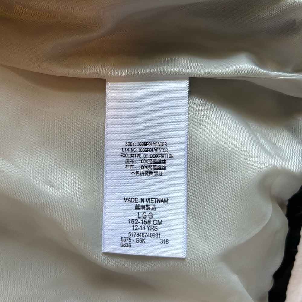 Levi's Black and White Kids Puffer Jacket - Picture 6 of 7